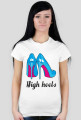 High heels - Koszulka damska