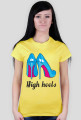 High heels - Koszulka damska