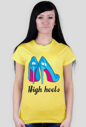 High heels - Koszulka damska