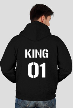 BLUZA Z NAPISEM KING