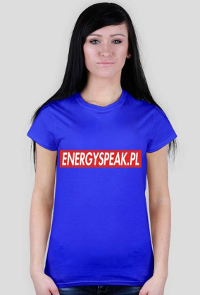 Koszulka z napisem Energyspeak w boxie SUPREME