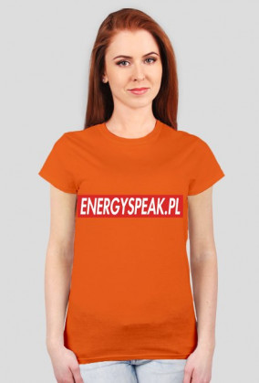 Koszulka z napisem Energyspeak w boxie SUPREME