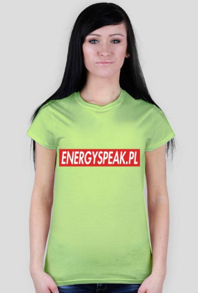 Koszulka z napisem Energyspeak w boxie SUPREME
