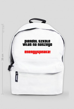 Pierdol szkołe! plecak energyspeak