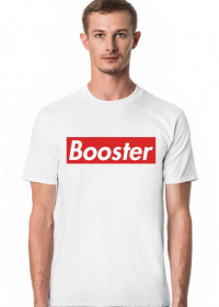 Koszulka z napisem Booster (Technik ts3 ) w boxie SUPREME