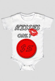 Kisses baby body