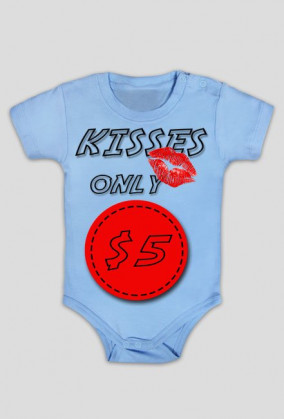 Kisses baby body