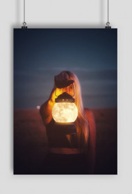 Plakat na ścianę księżyc