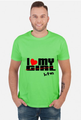 Koszulka I LOVE KTM