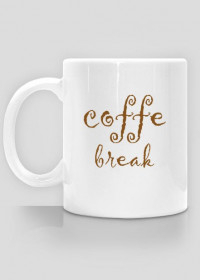 Kubek Coffe break jednostronny
