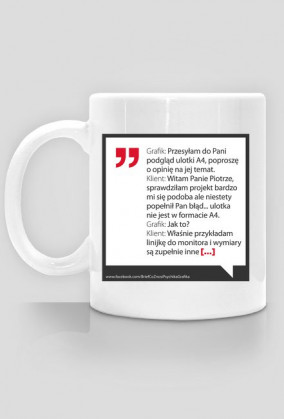 kubek - Brief - co znosi psychika grafika