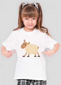 T-Shirt Owieczka Dziewczynka