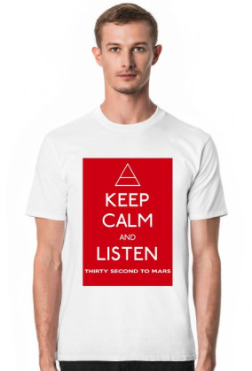 Koszulka Keep Calm Grafika Thirty Second To Mars