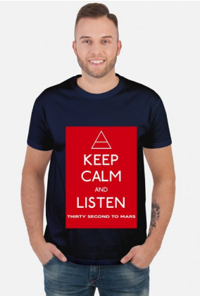Koszulka Keep Calm Grafika Thirty Second To Mars