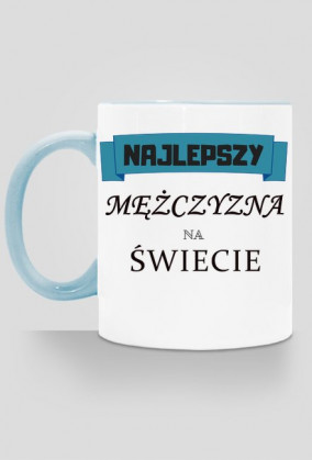 kubek, kolorowe ucho - dzień mężczyzn