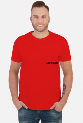 T-SHIRT MĘSKI Z NADRUKIEM, możliwosc nadruku własnego