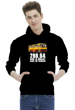 Bluza z kapturem czarna 260.04