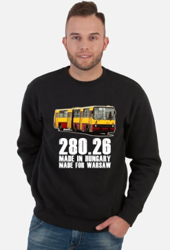 Bluza bez kaptura czarna 280.26