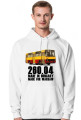 Bluza z kapturem biała 260.04