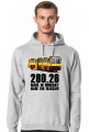 Bluza z kapturem szara (melanż) 280.26