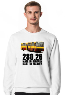 Bluza bez kaptura biała 280.26