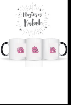 Kubek z uchem + nadruk