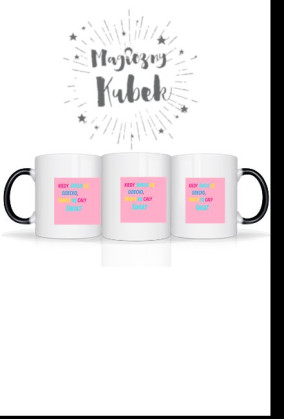 Kubek z uchem + nadruk