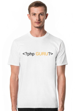 Koszulka #guru WHITE