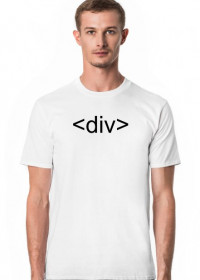 Koszulka #div WHITE