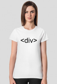 Koszulka #div WHITE