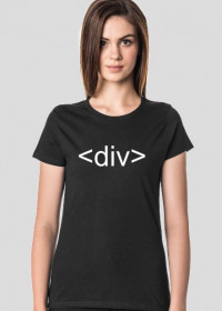 Koszulka #div BLACK