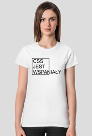 Koszulka #cssV2 WHITE