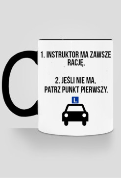 kubek, kolorowe ucho - instruktor ma zawsze rację 2