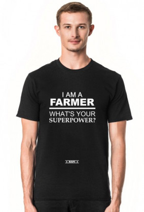 I AM A FARMER (BLACK)