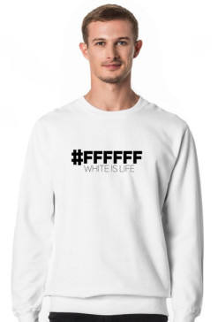 #FFFFFF sweatshirt
