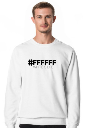 #FFFFFF sweatshirt