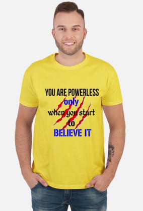Koszulka męska YOU ARE POWERLESS