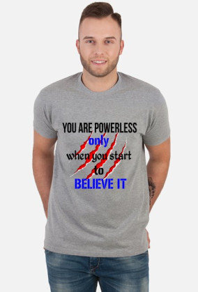 Koszulka męska YOU ARE POWERLESS
