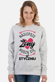 Bluza damska Najlepsze Żony rodzą się w styczniu 2