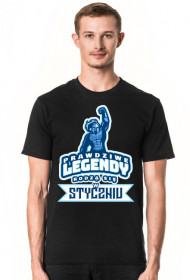 Koszulka męska Prawdziwe legendy rodzą się w styczniu 2