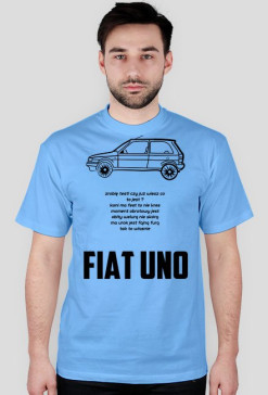 Fiat Uno - front (jasne koszulki)