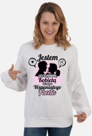 Bluza damska Jestem szczęśliwą kobietą bo mam wspaniałego faceta 2