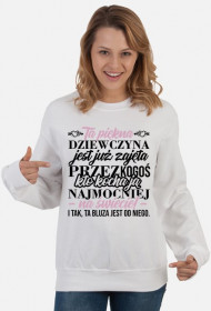 Bluza damska Ta piękna dziewczyna jest już zajęta