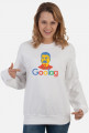 Damska bluza bez kaptura, tani prezent dla programistki - Goolag Stalin (Google)