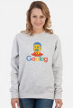 Damska bluza bez kaptura, tani prezent dla programistki - Goolag Stalin (Google)