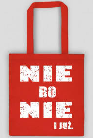 Torba NIE BO NIE