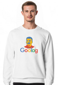Bluza męska bez kaptura dobra na śmieszny i ciekawy prezent dla programisty, informatyka - Goolag, Gułag, Stalin (Google)