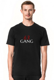 Koszulka męska czarna "63 GANG"