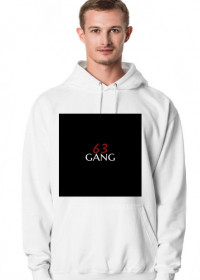 Bluza męska biała "63 GANG"