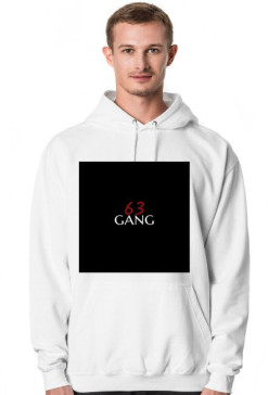 Bluza męska biała "63 GANG"